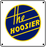 Monon Hoosier Logo 6x6 Tin Sign