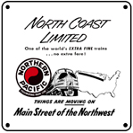 NP Northcoast Ltd 6x6 Tin Sign