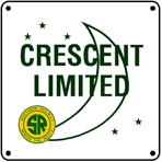 Southern Crescent Logo 6x6 Tin Sign