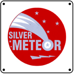 Seaboard Meteor Logo 6x6 Tin Sign