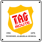 TAG Logo 6x6 Tin Sign