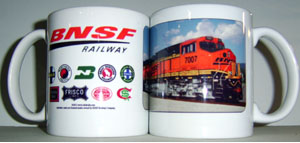 Coffee Mug BNSF Newest Painit