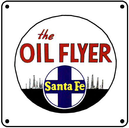 Oil Flyer, Santa Fe, train, railroad, choo choo train, steam, diesel ...