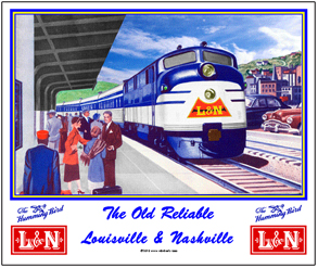 Denim Shirt – Louisville and Nashville Railroad – Train Stuff