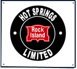Rock Hot Springs 6x6 Tin Sign