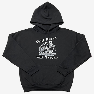 Hoodie Still Plays With Trains