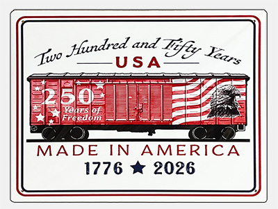 Tin Sign 250th Anniversary