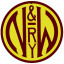 N&W 8" round logo